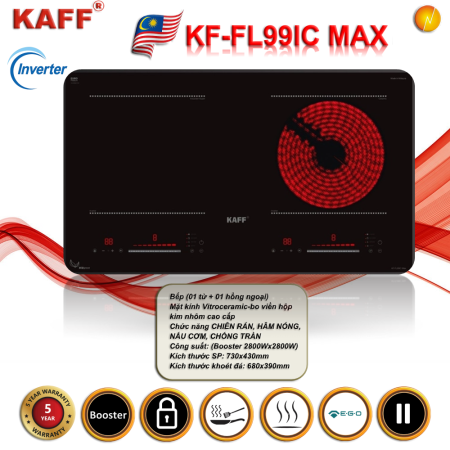 Bếp Điện Từ KAFF KF-FL99IC MAX New 2026